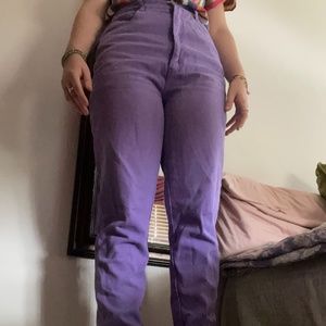 Vintage Purple Mom Jeans